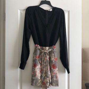 Dylan & Rose black sheer top & bottom romper